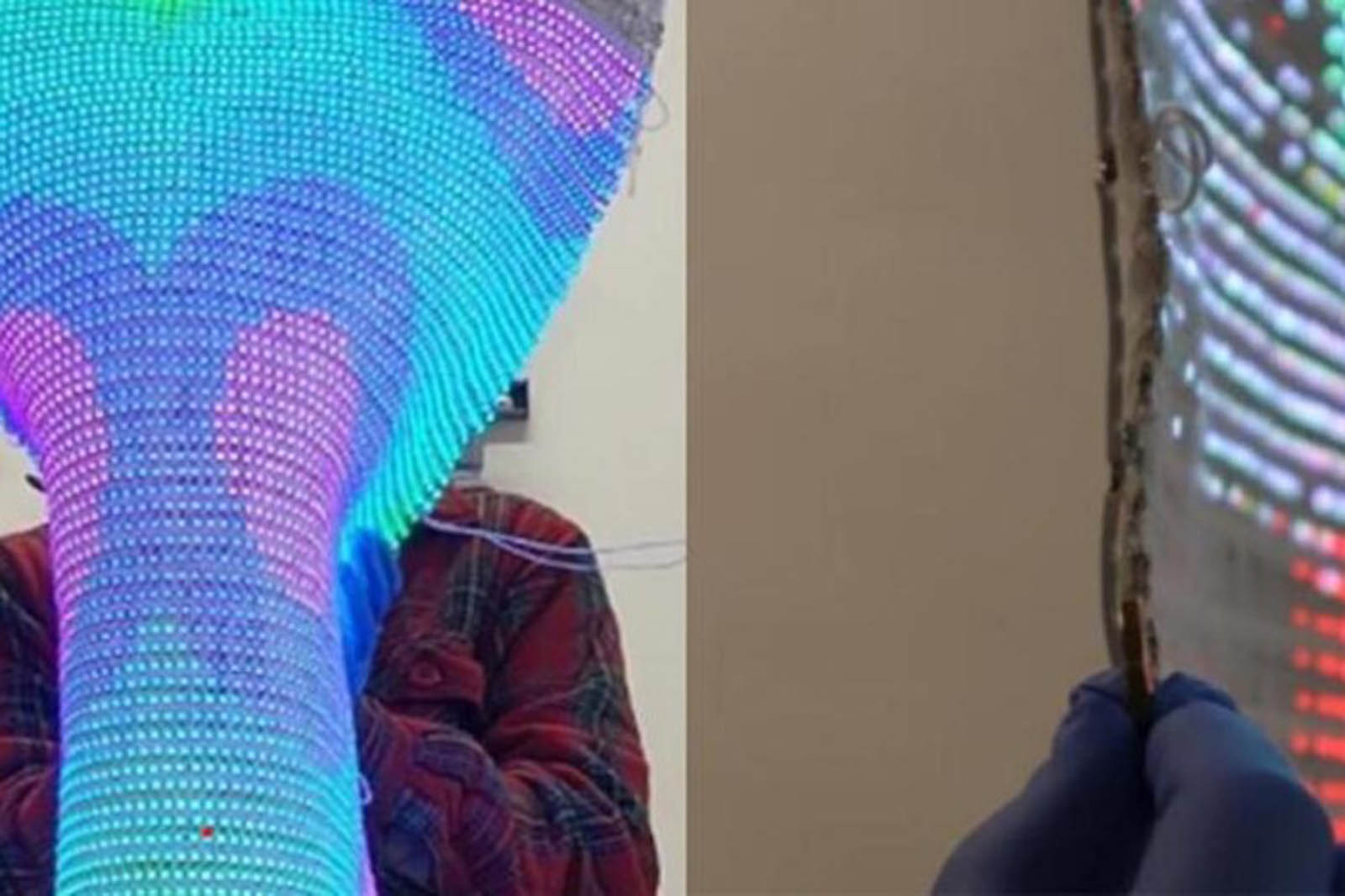 E Textiles Led E-textile makes large touchscreen applications possible - Textile ...