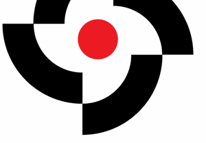 Stylized logo featuring a red circle surrounded by black curved shapes, with the text "ACCELERATING CIRCULARITY" below in bold font.