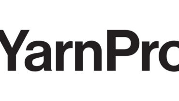 Logo featuring a stylized yarn spool with a checkmark in teal, alongside bold black text spelling "YarnProof."